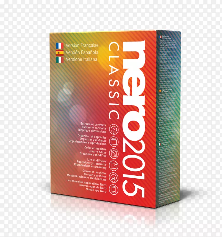 蓝光光盘计算机软件nero多媒体套件nero烧录rom视频编辑软件cd/dvd