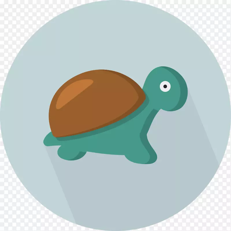 绿海龟电脑图标-海龟