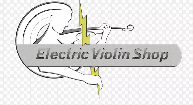 电动小提琴图形设计标志-小提琴