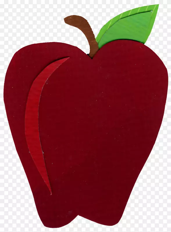 老师糖果苹果水果剪贴画-苹果