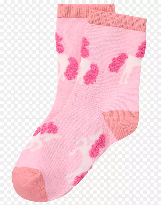 袜子是粉红色的m-袜子