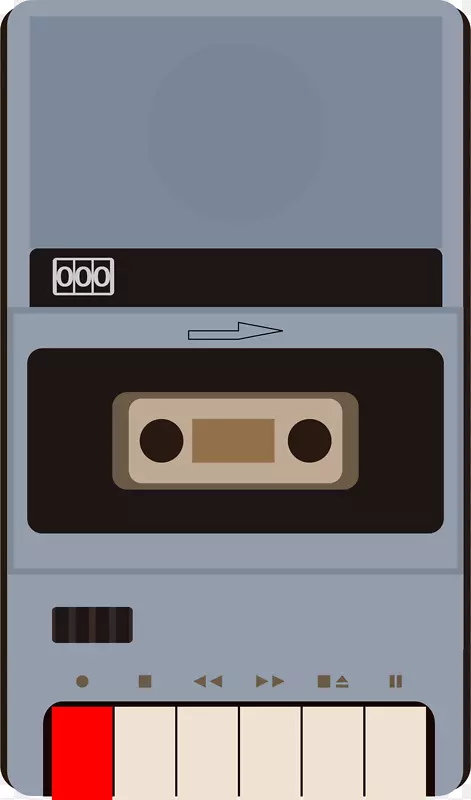 麦克风小型盒式磁带录音机磁带盒式磁带录音机