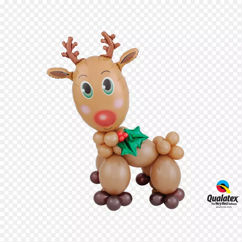 玩具气球圣诞生日假期-鹿
