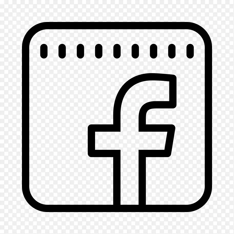 计算机图标符号社交媒体-facebook