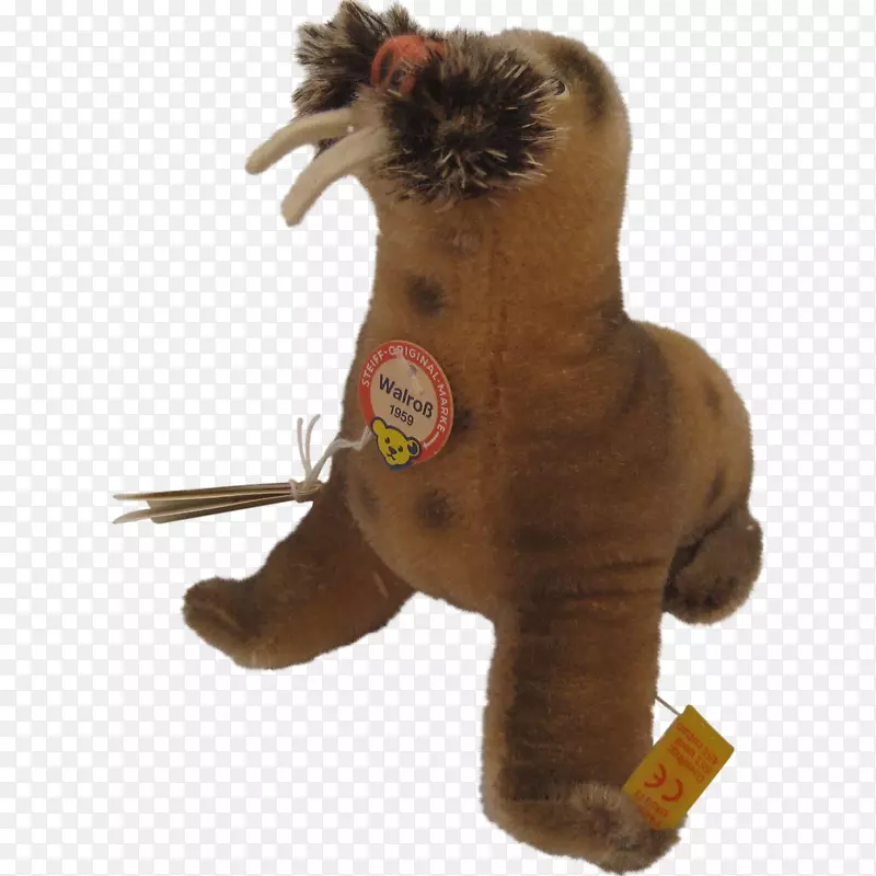 毛绒动物和可爱的玩具鼻子海象