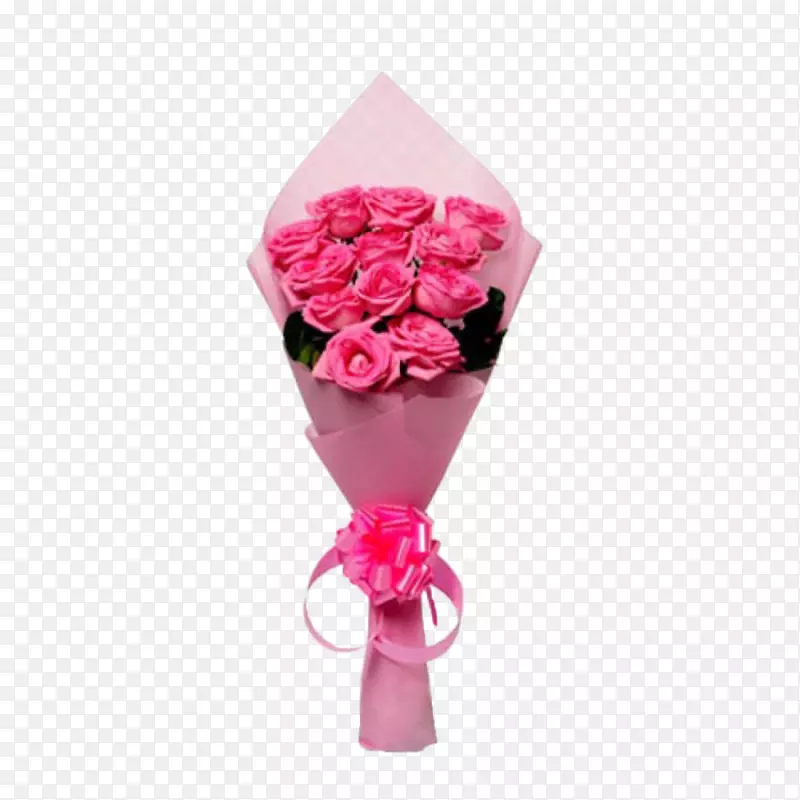 花束玫瑰粉红色切花-花束