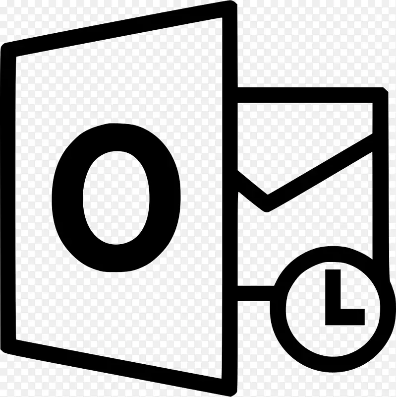MicrosoftOutlook计算机图标电子邮件-获取即时访问按钮