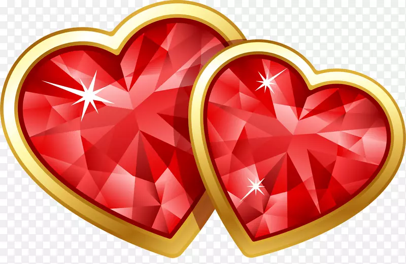 情人节2月14日爱情情谊红宝石