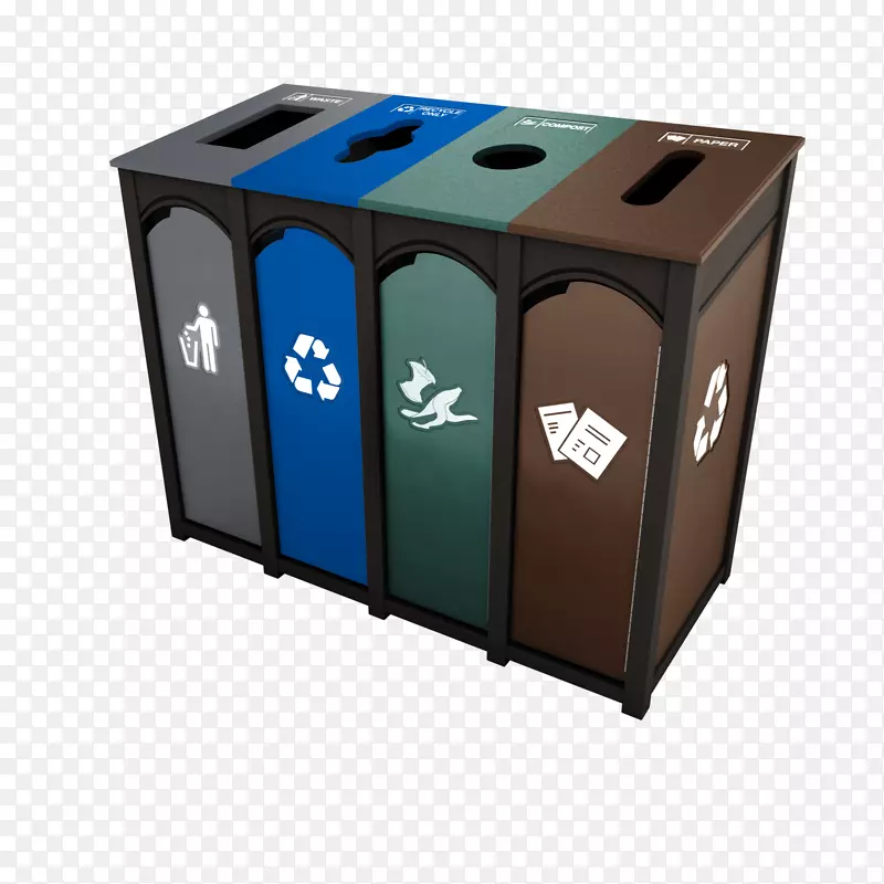 垃圾桶和废纸篮，回收箱，塑料回收箱