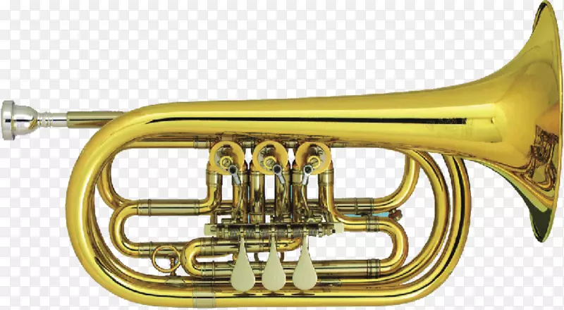 黄铜乐器，小号，男高音，角，喇叭和萨克斯管