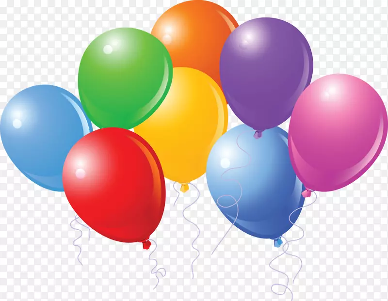气球摄影生日剪贴画-生日快乐