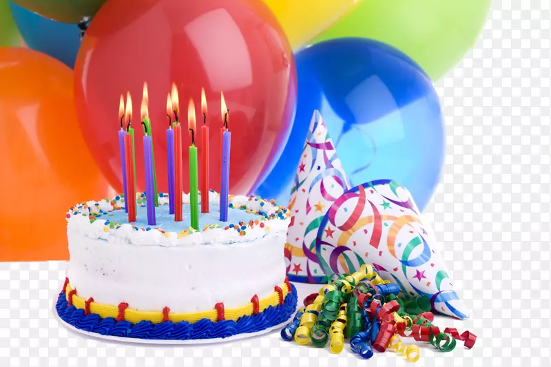 生日蛋糕巧克力蛋糕气球-生日