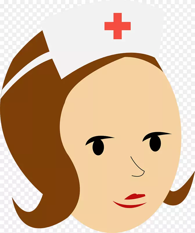 护理护士帽夹艺术-红十字