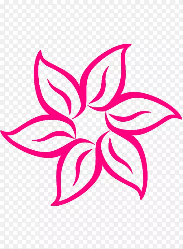 绘画花艺素描-丁香
