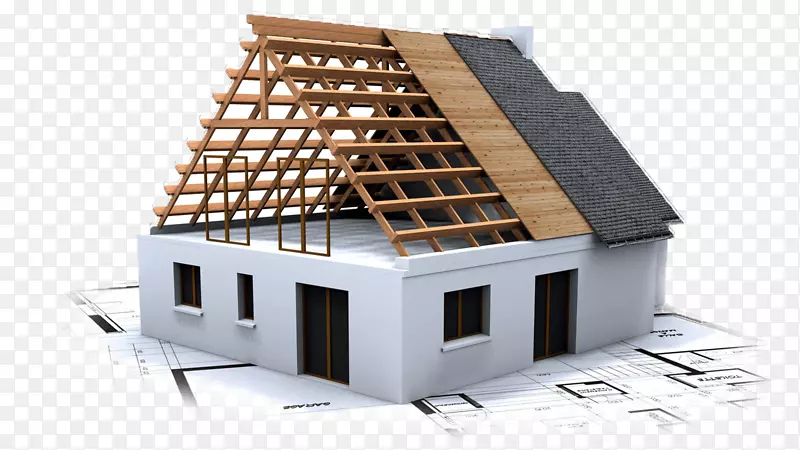 住宅房地产屋顶建筑工程建筑