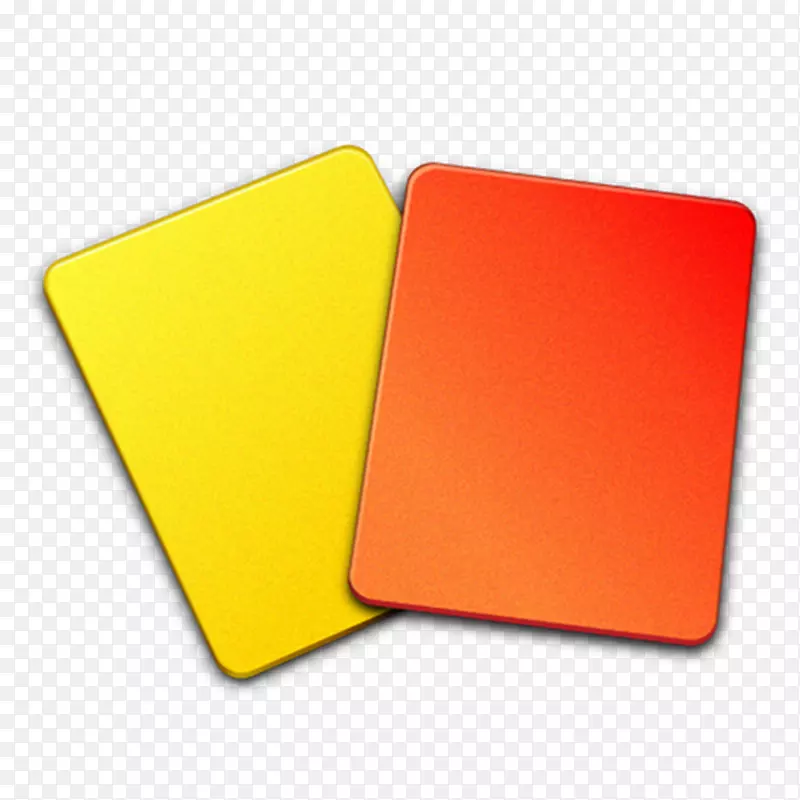 足球裁判判罚卡电脑图标-卡片