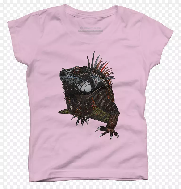 人设计的t恤连帽衫-鬣蜥