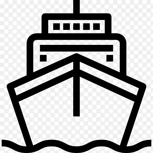 船舶计算机图标海上运输船只和游艇