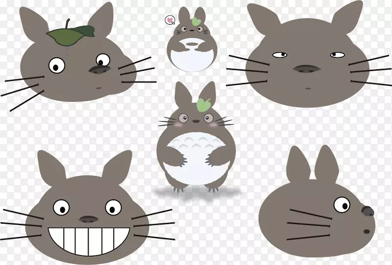 猫兔，家兔，小鼠，大鼠-Totoro