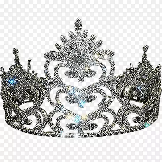女王伊丽莎白女王王冠，女王母饰，英国珠宝首饰-银王冠