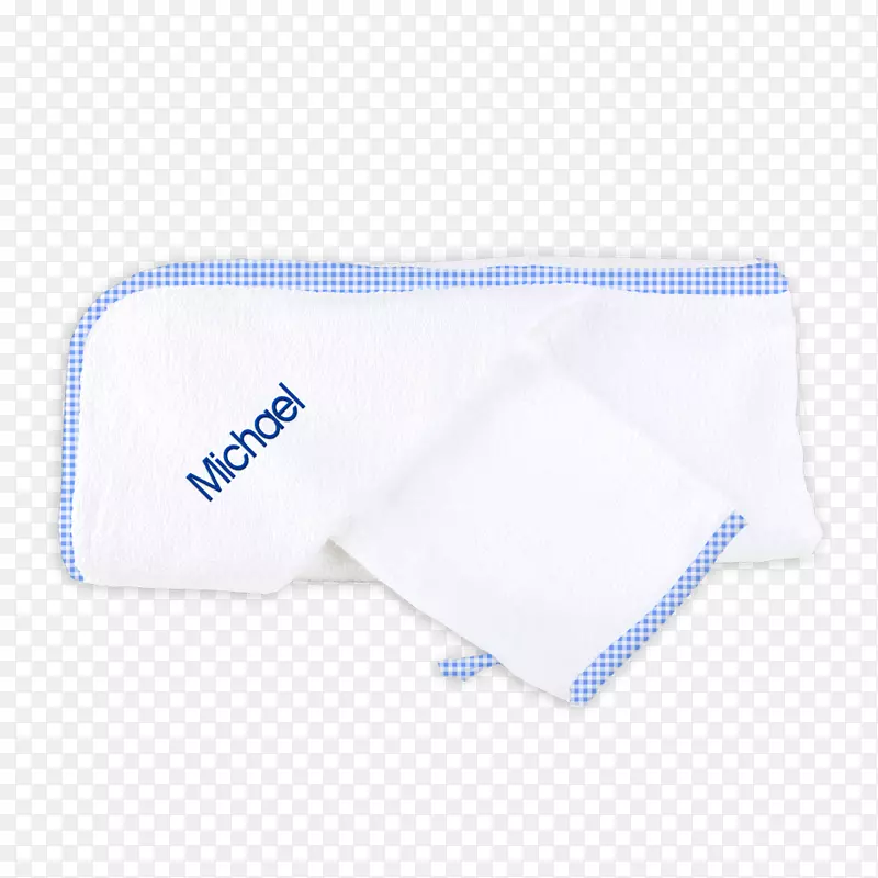 材料微软蓝毛巾