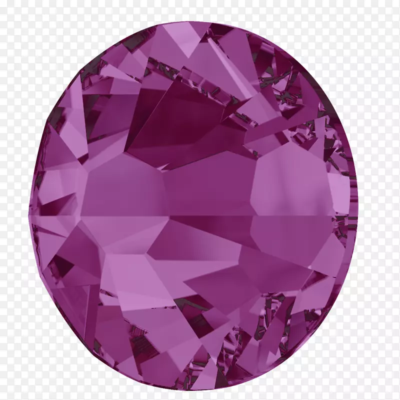 仿宝石和莱茵石施华洛世奇银水晶钻石-紫水晶