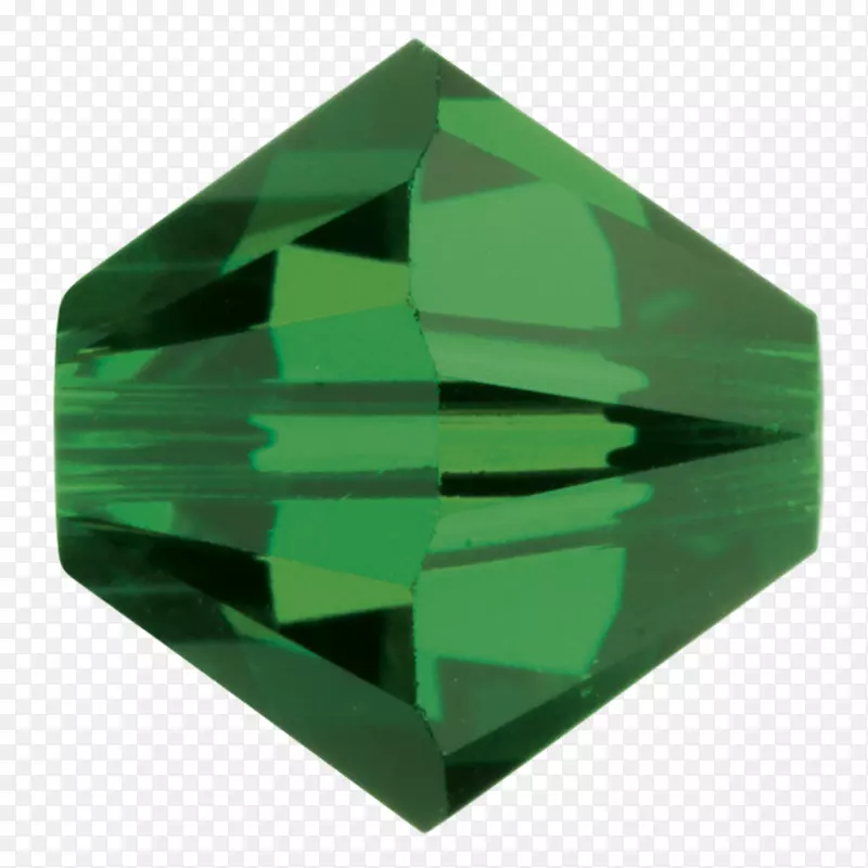 水晶绿施华洛世奇角宝石珠蕨