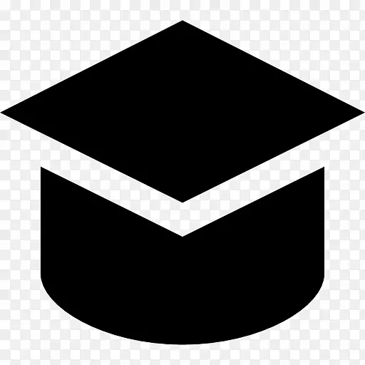 方形学术帽电脑图标免费教育毕业典礼-毕业礼服