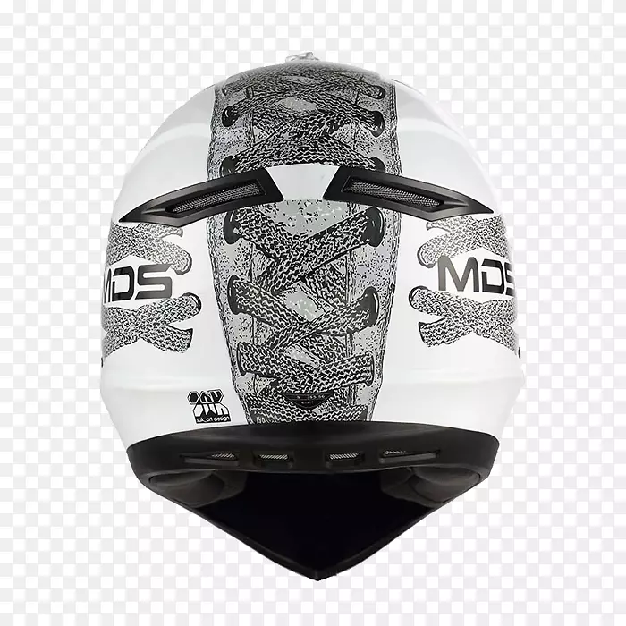摩托车头盔自行车头盔聚碳酸酯个人防护装备白色花边