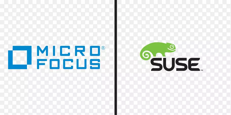 Hewlett-Packard徽标微聚焦SUSE-Focus