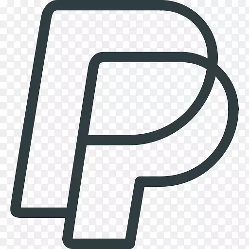 电脑图标支付标志-PayPal