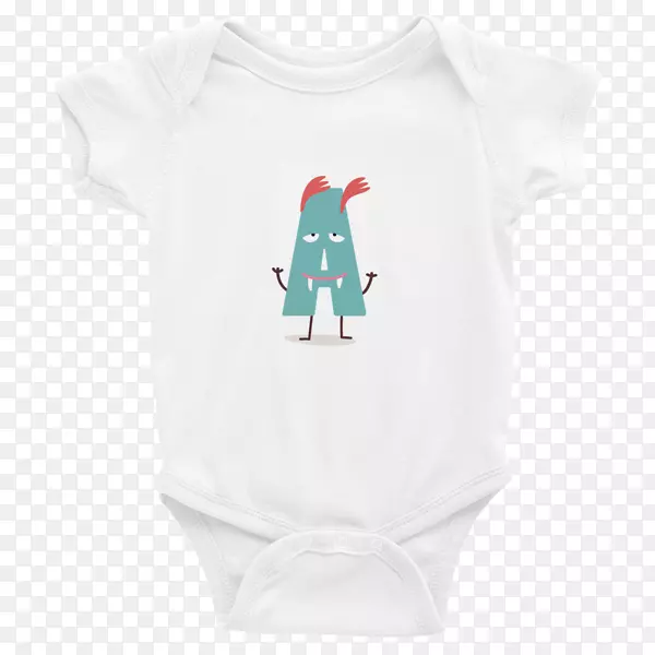 t恤，婴儿和幼童，一件衣服，连衣裙，紧身套装-沙滩怪物