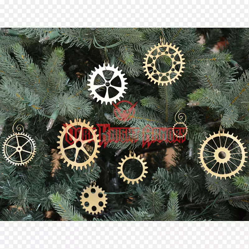 圣诞节装饰品-蒸汽朋克圣诞树-蒸汽朋克装置