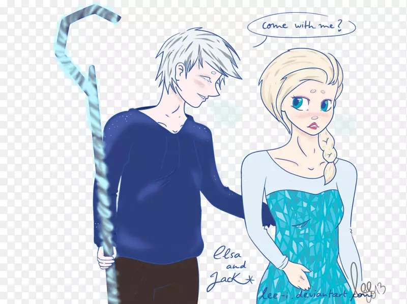 Elsa Jack Frost YouTube绘图-杰克