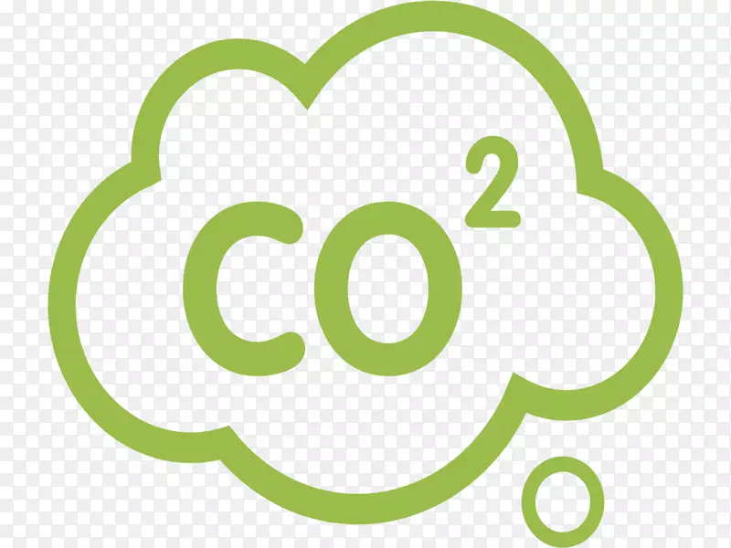温室气体二氧化碳全球变暖电脑图标剪贴画节电