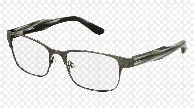 眼镜阿玛尼戴着汤米·希尔菲格·拉尔夫·劳伦公司的眼镜