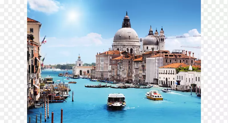 威尼斯大运河(蓝色威尼斯)，格拉西宫，桌面壁纸，里多运河-威尼斯