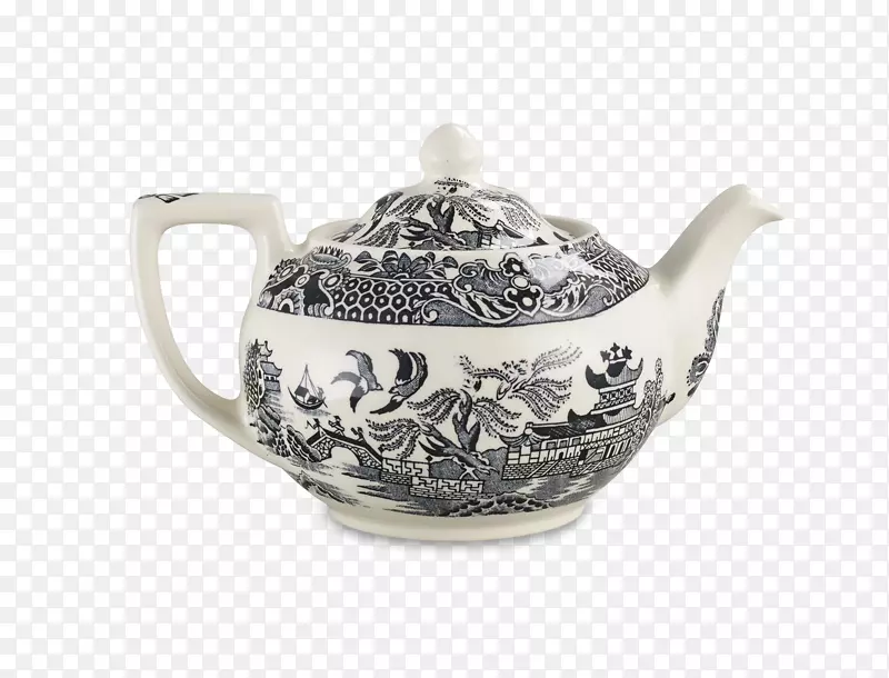 茶壶灰色茶具陶瓷茶壶