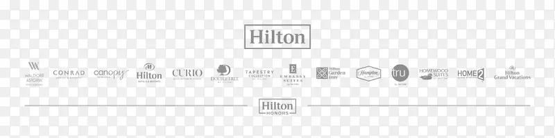 希尔顿酒店和度假村组织信用卡希尔顿全球-水平线