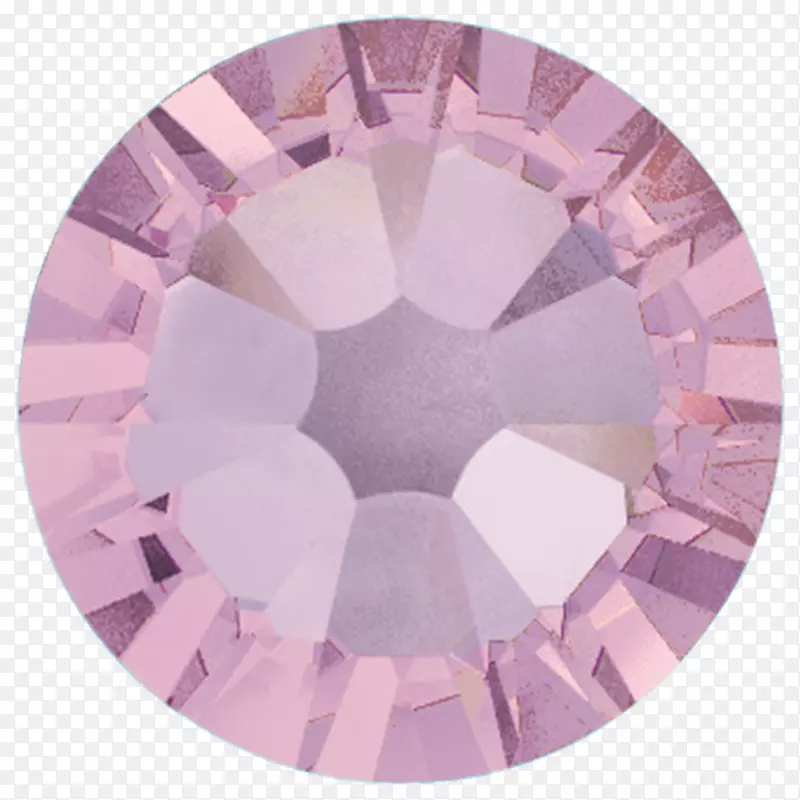 仿宝石和莱茵石晶体施华洛世奇银紫水晶-紫水晶