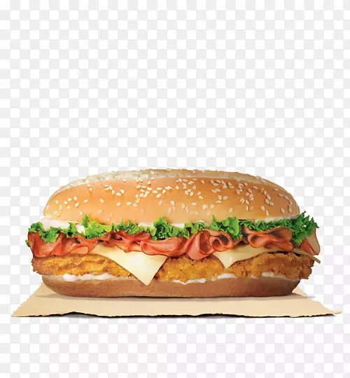 汉堡芝士汉堡火腿奶酪三明治鸡肉三明治素食汉堡王