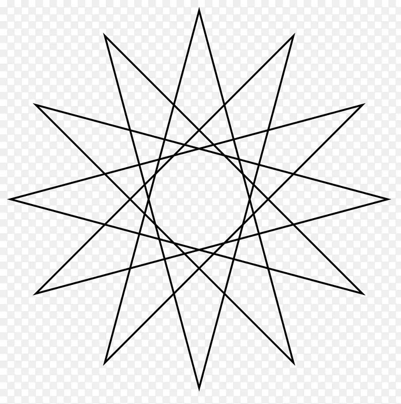 星形多边形正多边形几何-5星