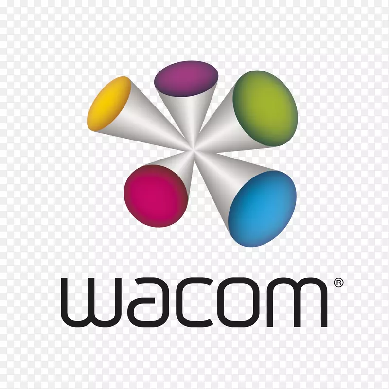 Wacom徽标数字书写和图形平板手写笔平板电脑竹子