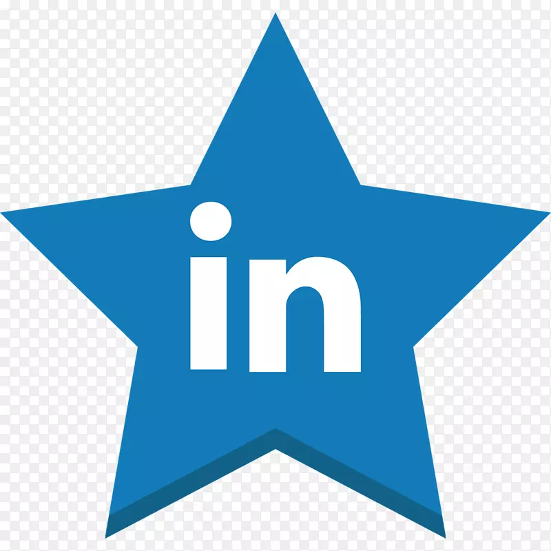 电脑图标社交媒体明星LinkedIn-社交图标