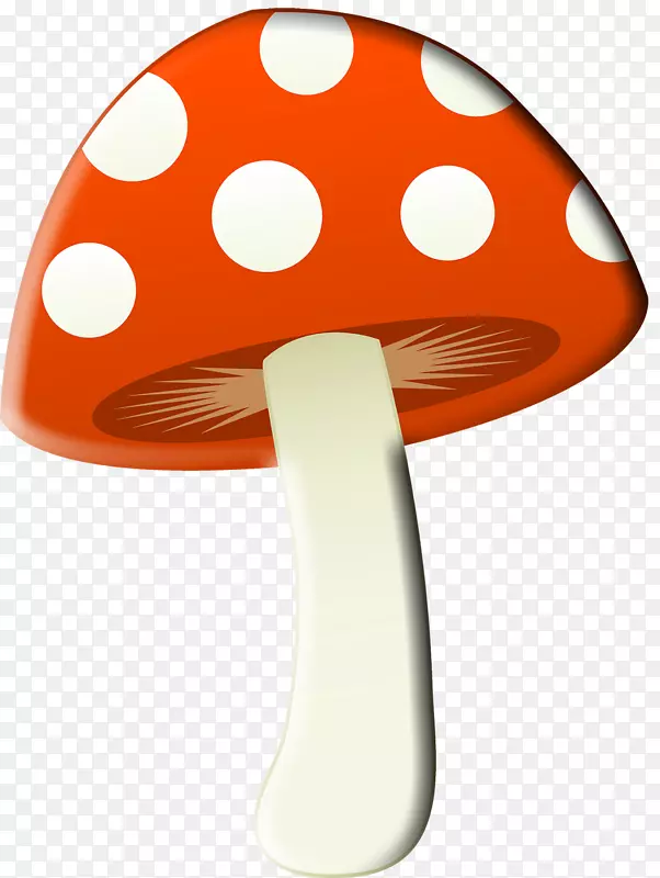 普通蘑菇剪贴画-童话材料