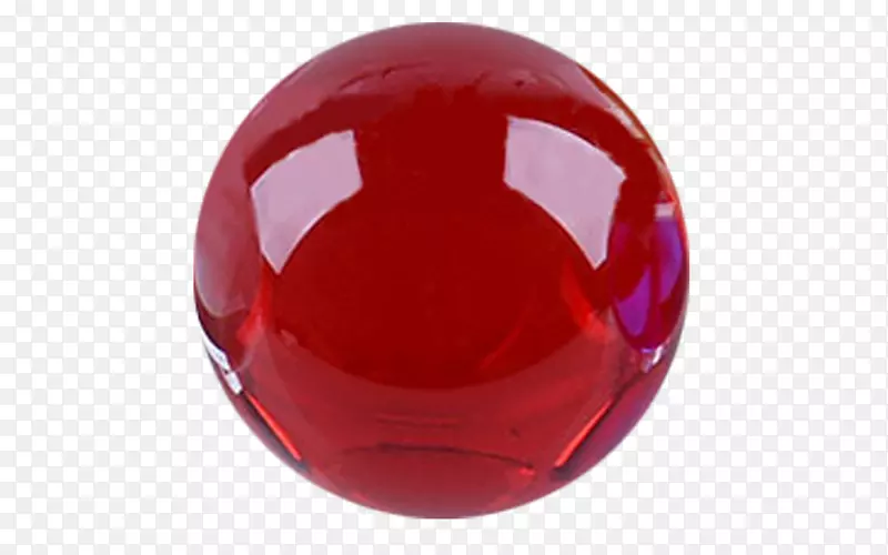 球形红色固体玻璃球