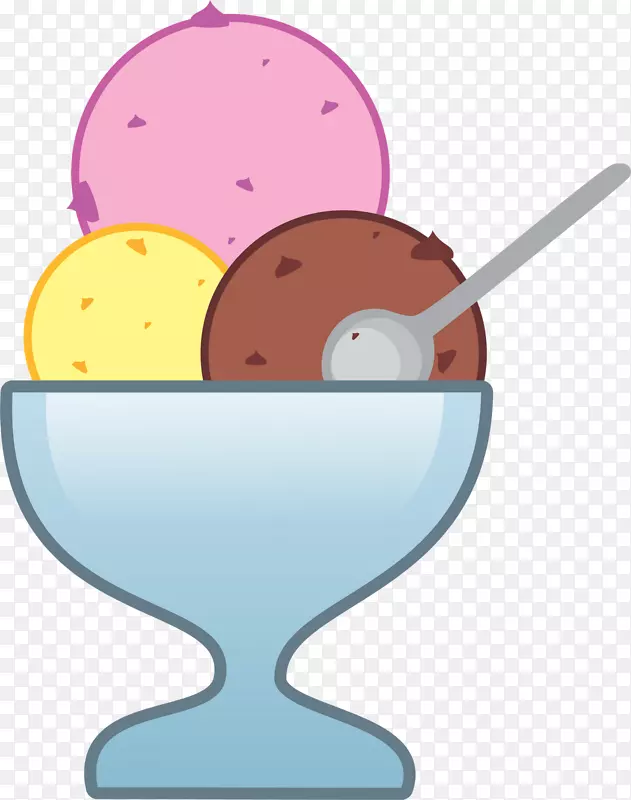 冰淇淋锥巧克力冰淇淋夹艺术-冰淇淋剪贴画