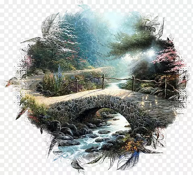 秋季微软绘画剪贴画-自然背景