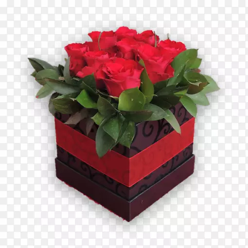切花花园玫瑰花卉设计-花盒
