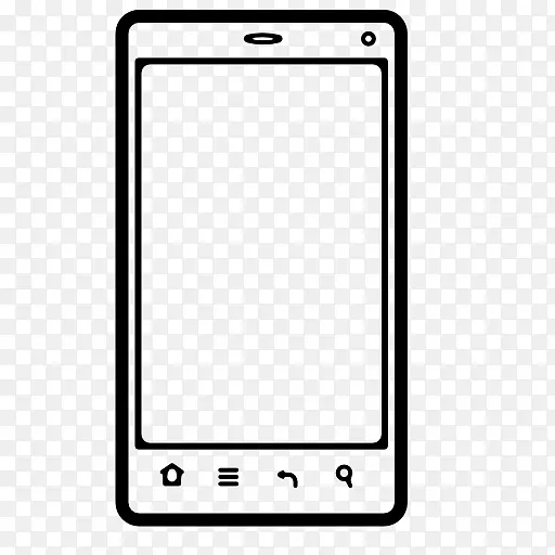 iPhone电话智能手机-简单线路
